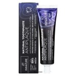 Паста зубная Antiplaque с углем против налета от чая кофе вина и табака 100 мл INNATURE 113592