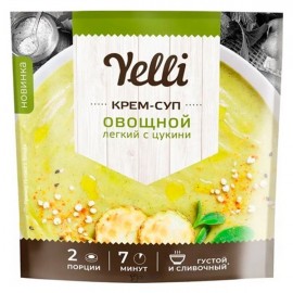 Крем-суп лёгкий Овощной с цукини 70 г YELLI 1136019