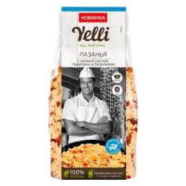 Лазанья с мелкой пастой томатами и базиликом 150 г YELLI 1136023