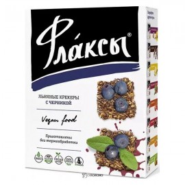 Флаксы с черникой 120 г КОМПАС ЗДОРОВЬЯ 1136049