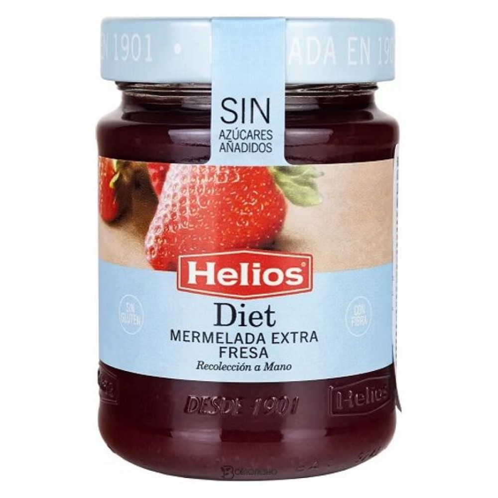 Конфитюр из клубники без добавления сахара Extra 280 г HELIOS 1136064