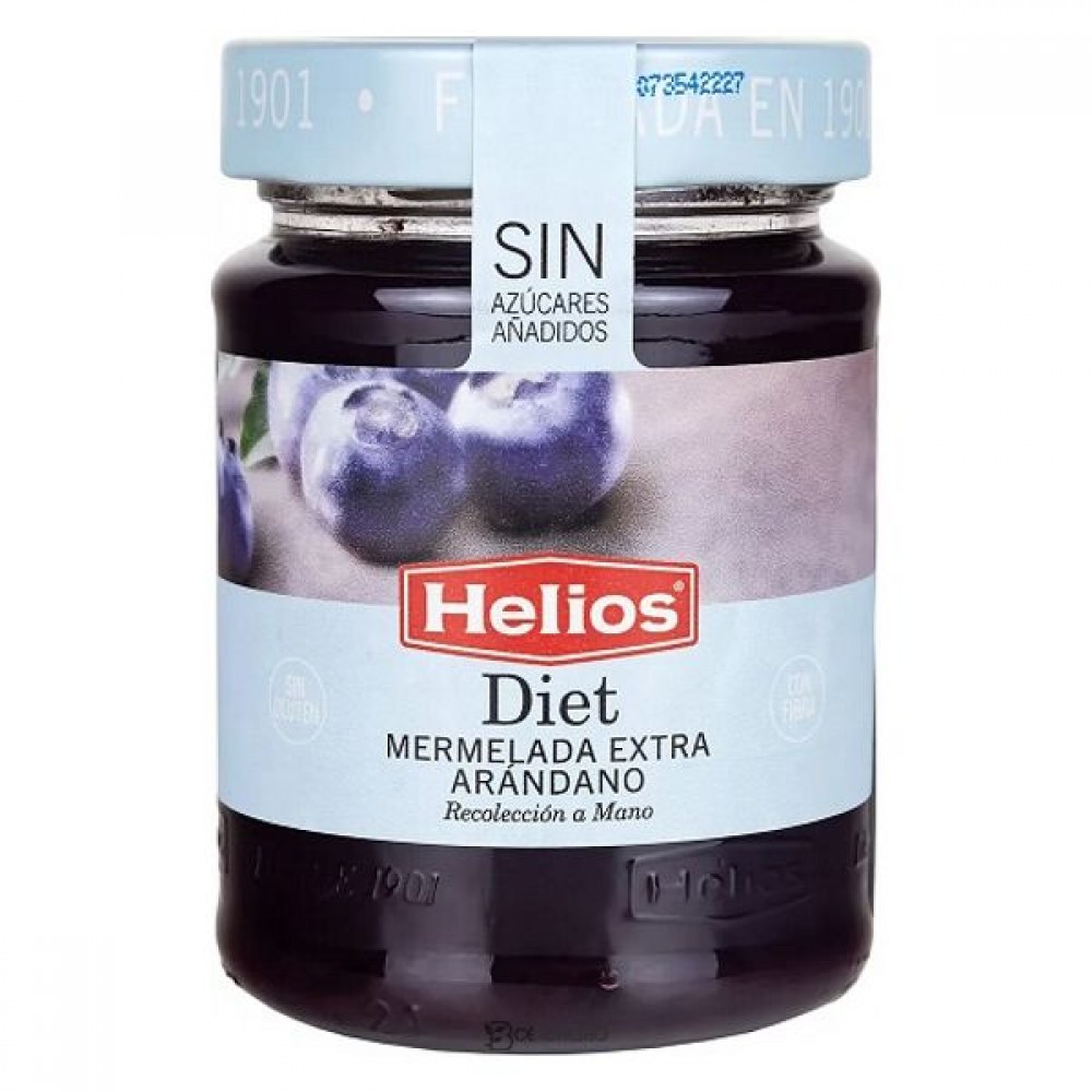 Конфитюр из черники без добавления сахара Extra 280 г HELIOS 1136065