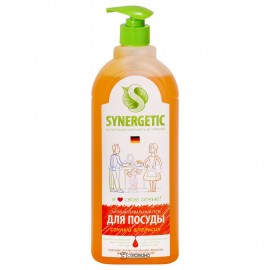 Средство биоразлагаемое для мытья посуды с ароматом апельсина 1000 мл SYNERGETIC 1136071