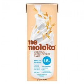 Напиток Овсяный классический лайт 1,5% 200 мл NEMOLOKO 1136087