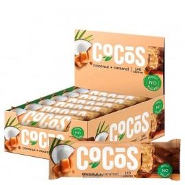 Батончик глазированный Карамельный кокос 35 г FITNES SHOCK 1136096