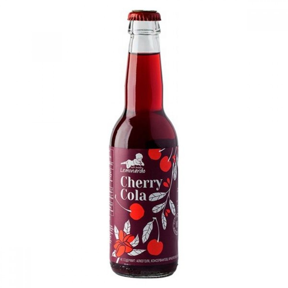 Лимонад Cherry Cola 330 мл LEMONARDO 1136102