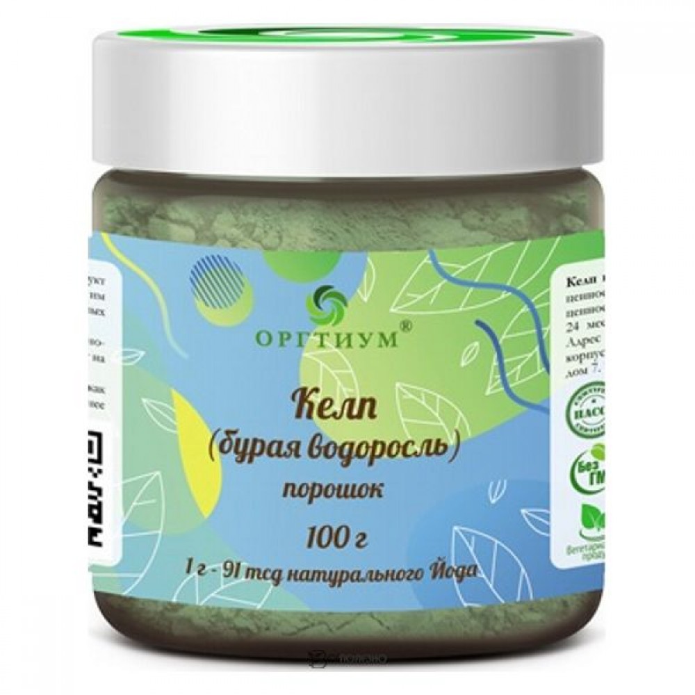 Келп порошок 100 г ОРГТИУМ 1136112