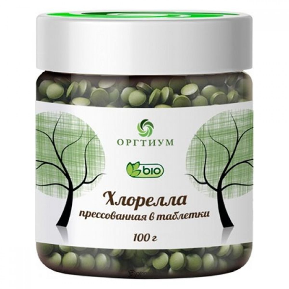 Хлорелла таблетки 100 г ОРГТИУМ 1136136