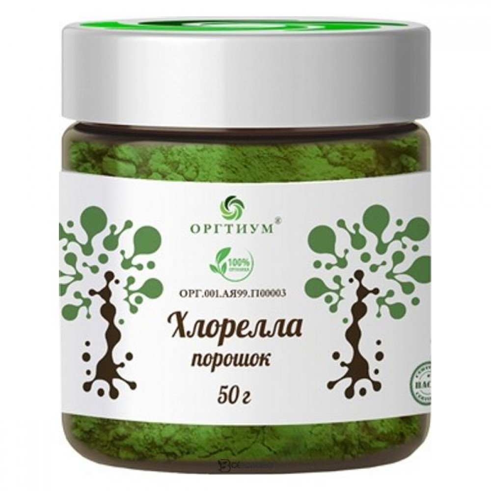 Хлорелла 50 г ОРГТИУМ 1136137