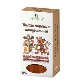 Какао-порошок экологический 200 г ОРГТИУМ 1136141