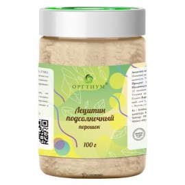 Лецитин подсолнечный порошок 100 г ОРГТИУМ 1136166