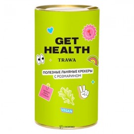 Крекеры льняные с розмарином от Get Health 160 г TRAWA 1136201