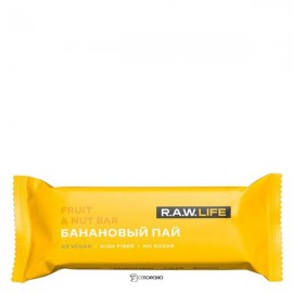 Батончик орехово-фруктовый Банановый пай 47 г RAW LIFE 1136248