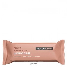 Батончик орехово-фруктовый Шоколад 47 г RAW LIFE 1136249