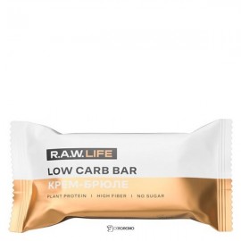 Батончик протеиново-ореховый Крем-брюле 35 г RAW LIFE 1136253