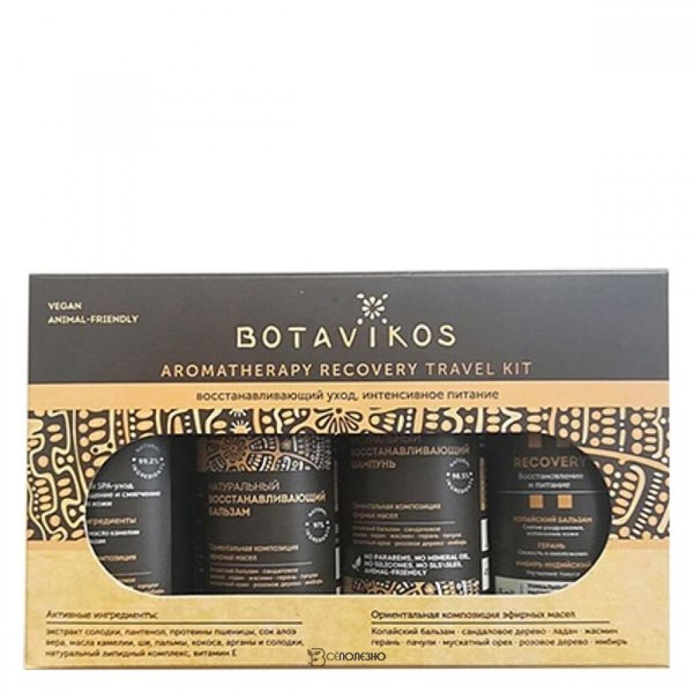 Косметический набор Aromatherapy recovery travel kit 1 шт BOTAVIKOS 1136283