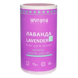 Соль для ванн лаванда Home spa & antistress 800 г LEVRANA 1136322