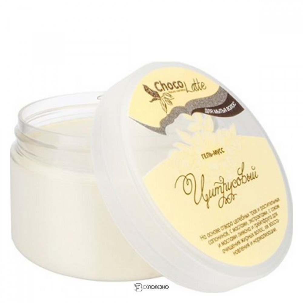 Гель-крем для мытья волос Мусс Цитрусовый с соком и эфирным маслом лимона 280 мл CHOCOLATTE 1136373