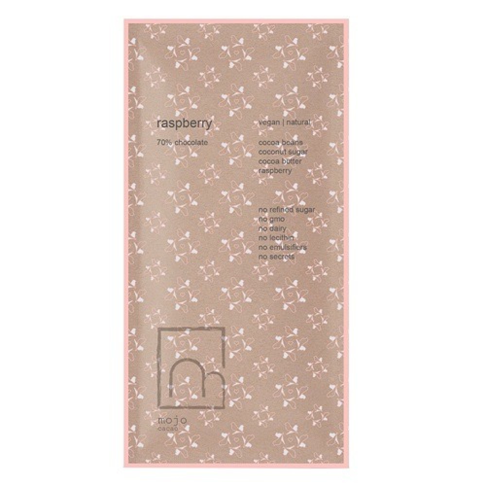Шоколад горький Raspberry 70% какао 60 г MOJO 1136381