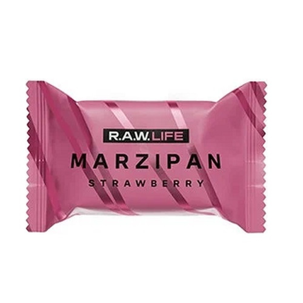 Батончик ореховый Земляничный марципан 19 г RAW LIFE 1136437