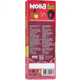 Конфеты фруктово-овощные Яблоко-тыква 30 г ХОБА 1136448