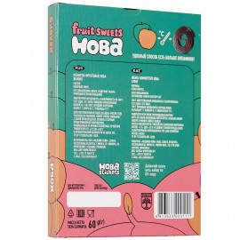 Конфеты фруктовые Яблоко 60 г ХОБА 1136453