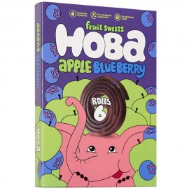 Конфеты фруктово-ягодные Яблоко-черника 60 г ХОБА 1136458