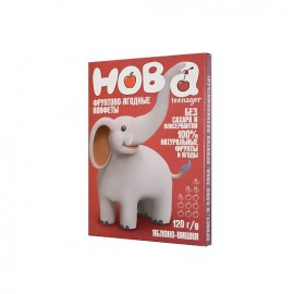 Конфеты фруктово-ягодные Яблоко-вишня 120 г ХОБА 1136461