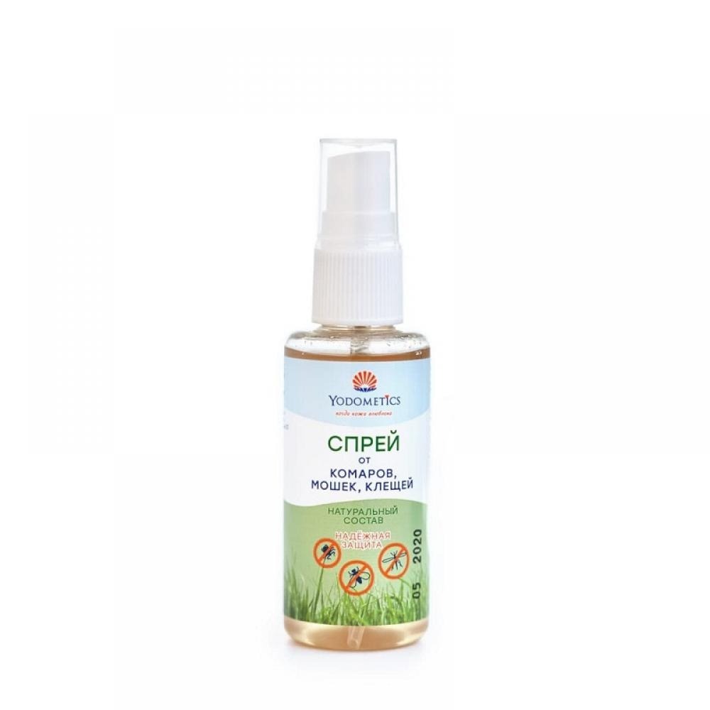 Спрей-репеллент натуральный от комаров и мошек 50 мл YODOMETICS 1136623