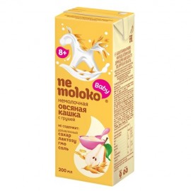 Каша овсяная безмолочная с грушей 200 мл NEMOLOKO 1136645