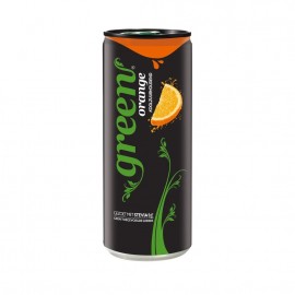 Напиток с соком апельсина с низким содержанием сахара 330 мл GREEN COLA 1136654