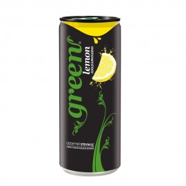 Напиток безалкогольный сильногазированный без сахара Lemon 330 мл GREEN COLA 1136745