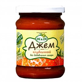 Джем клубничный без добавления сахара 300 г DI&DI 1136746