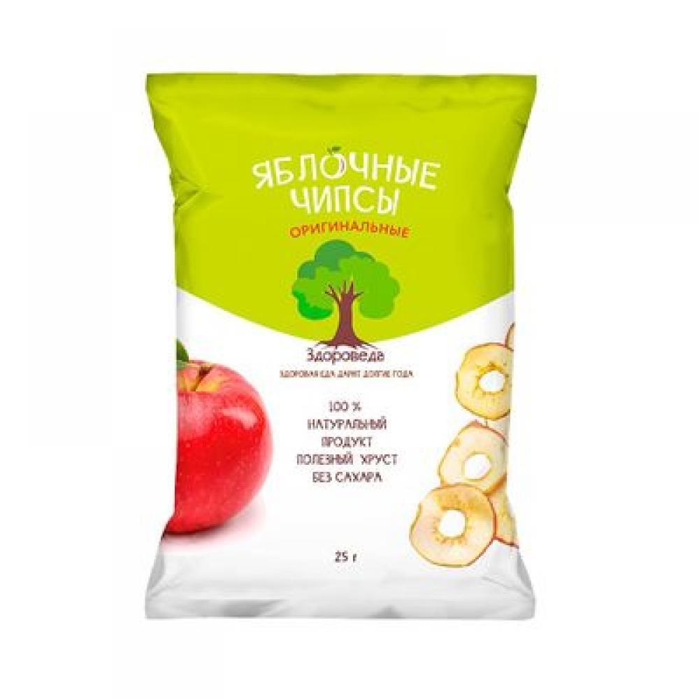 Яблочные чипсы 25 г ЗДОРОВЕДА 1136750