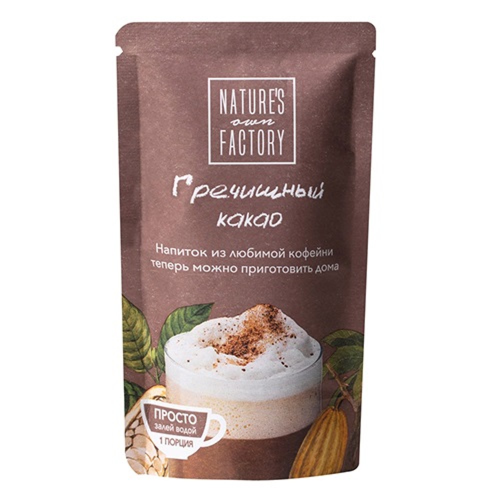 Гречишный какао 65 г NATURE'S OWN FACTORY 1136778