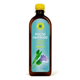 Масло Льняное с селеном хромом кремнием  500 мл КОМПАС ЗДОРОВЬЯ 1136782