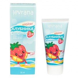 Зубная паста детская со вкусом клубники 3+ 50 мл LEVRANA 1136792