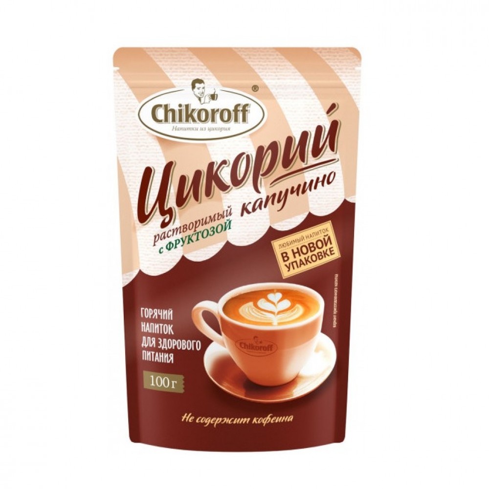 Напиток из цикория Капучино с фруктозой дой-пак 100 г CHIKOROFF 1136795