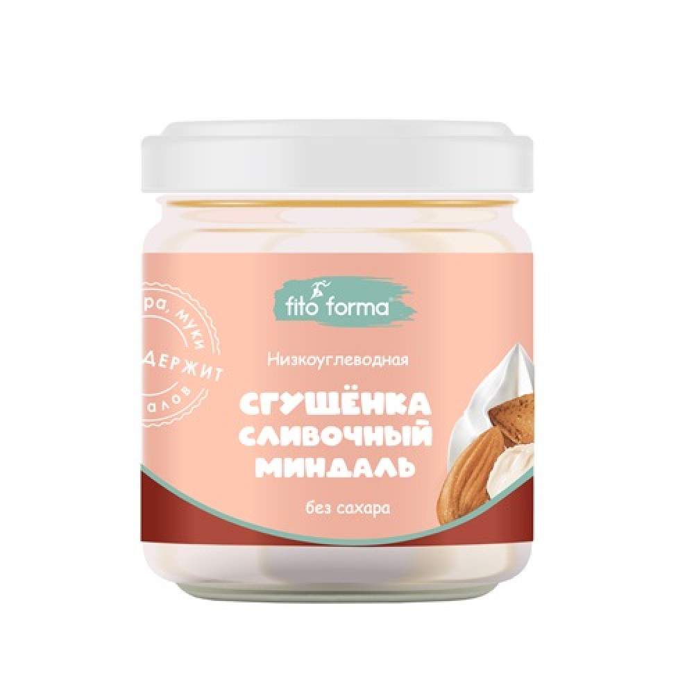 Крем-паста Сгущёнка сливочный миндаль низкоуглеводная 300 г FITO FORMA 1136809