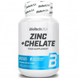 Витамины Zink Chelate Цинк Хелат 60 табл BIOTECH USA 1136826