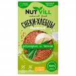 Снеки-хлебцы Розмарин и чеснок с пребиотиком безглютеновое без сахара 70 г NUT VILL 1136832