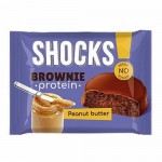 Печенье глазированное Брауни Арахисовая паста 50 г FITNES SHOCK 1136838