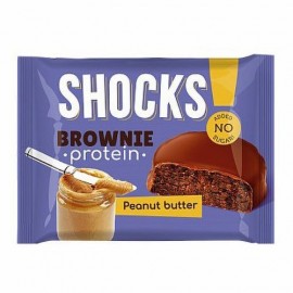Печенье глазированное Брауни Арахисовая паста 50 г FITNES SHOCK 1136838