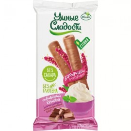 Батончики  амарантовые со сливочной начинкой в молочно - шоколадной глазури 20 г УМНЫЕ СЛАДОСТИ 1136898