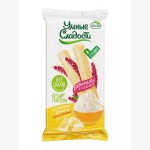 Батончики  амарантовые со сливочной начинкой в белой глазури 20 г УМНЫЕ СЛАДОСТИ 1136901