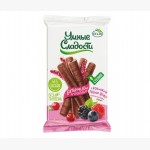 Батончики  амарантовые с начинкой лесная ягода в глазури 110 г УМНЫЕ СЛАДОСТИ 1136907