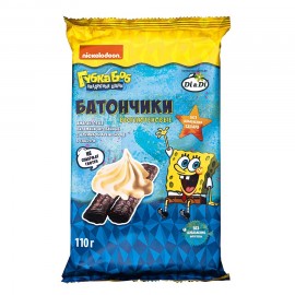 Батончики безглютеновые с начинкой крем-брюле витаминизированные 110 г ГУБКА БОБ 1136909