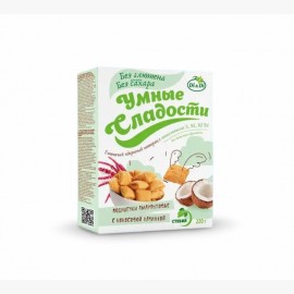Подушечки амарантовые с кокосовой начинкой со стевией 220 г УМНЫЕ СЛАДОСТИ 1136910