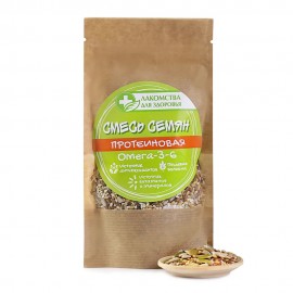 Смесь семян Протеиновая 120 г ЛАКОМСТВА ДЛЯ ЗДОРОВЬЯ 1136912