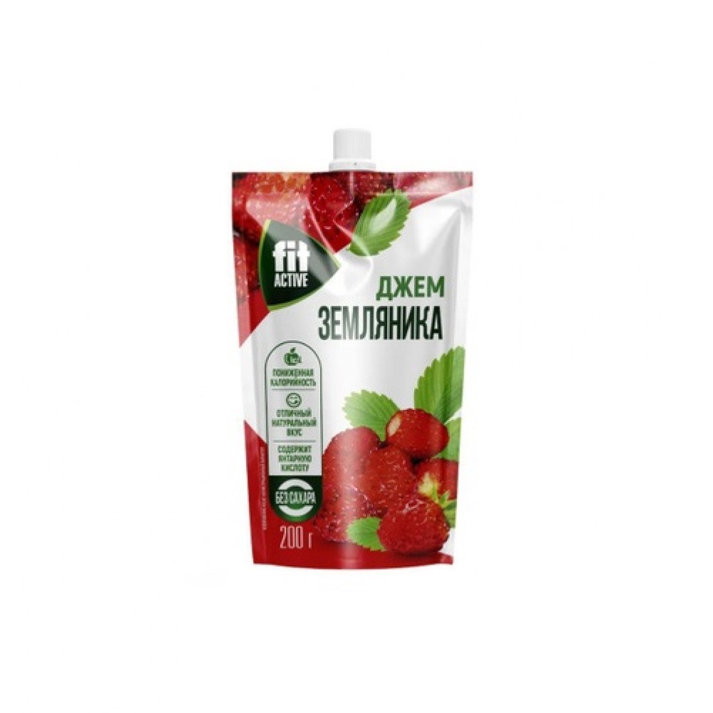 Джем Земляника 200 г FIT PARAD 1136939